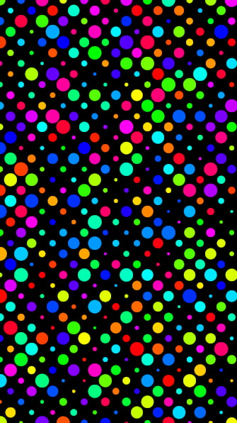 Bright neon polka dots iphone wallpaper hd