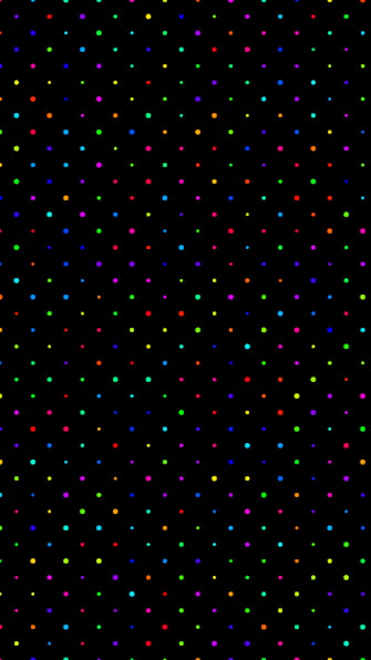 Small rainbow neon polka dots iphone wallpaper hd