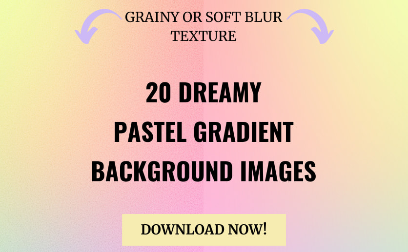 Abstract soft pastel gradient textures with blurr & grain effect