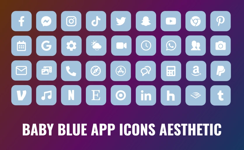 11 iOS App Icon Packs with Minimalist Aesthetic