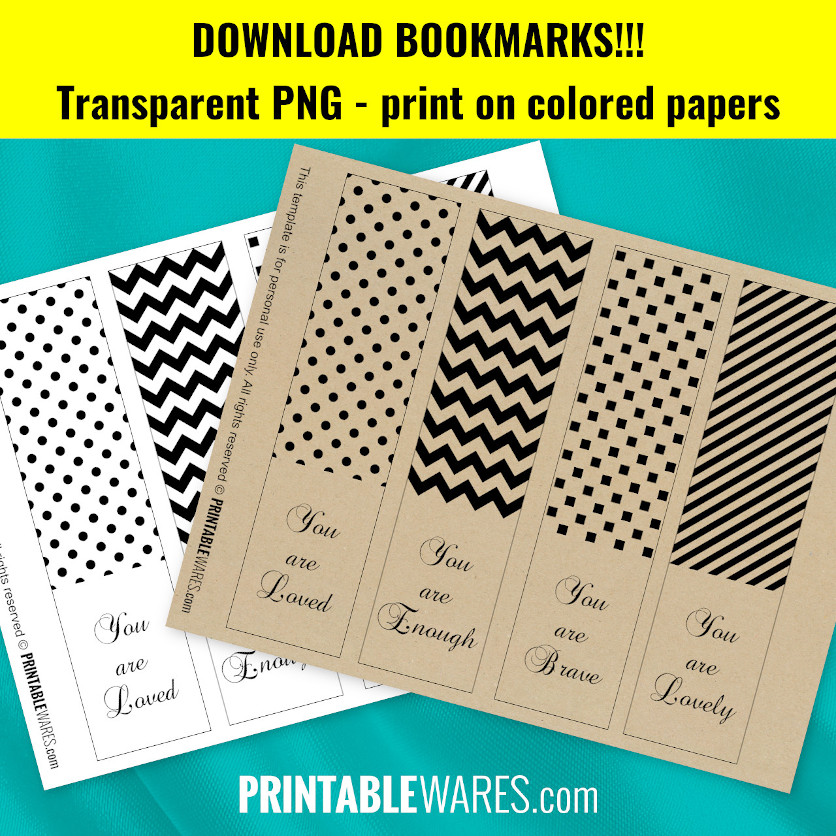 Cool Bookmark Templates to Print